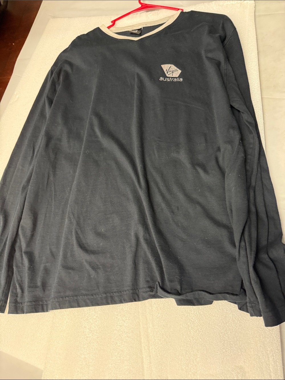 Long Sleeve Crewneck Shirt - Black